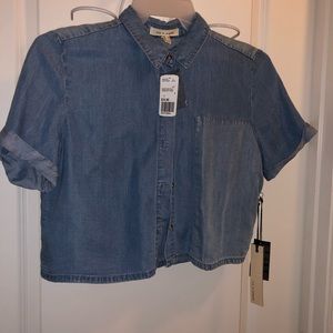 Denim Crop Top